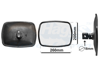 Buitenspiegel Van Wezel 8216