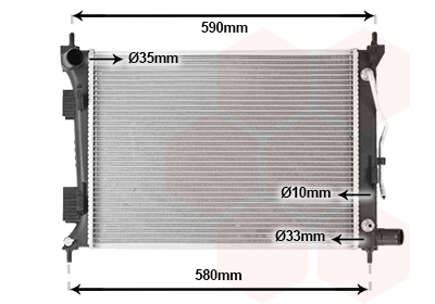 Radiateur Van Wezel 83012243