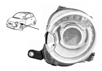 Koplamp Van Wezel 1604985