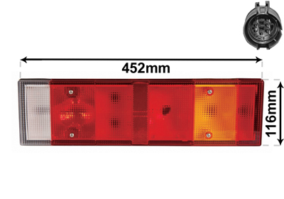 Achterlicht Van Wezel 2812926