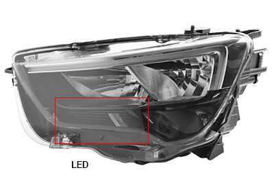 Koplamp Van Wezel 3803963V