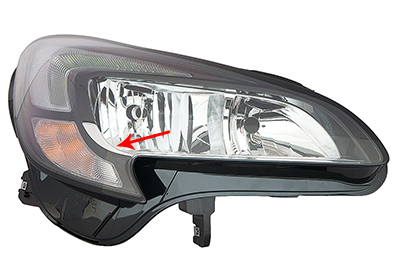 Koplamp rechts Van Wezel 3804964