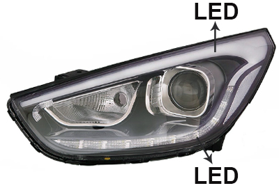 Koplamp Van Wezel 8262963