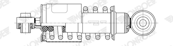 Schokdemper cabine ophanging Monroe CB0287