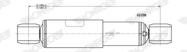 Monroe Schokdemper G2258