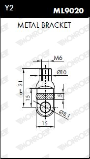 Monroe Gasveer, kofferruimte ML5006