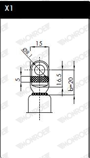 Monroe Gasveer, kofferruimte ML5019