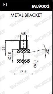 Monroe Gasveer, kofferruimte ML5074