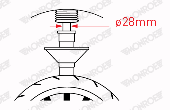 Monroe Schokdemper V4513