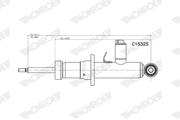 Monroe Schokdemper C1532S