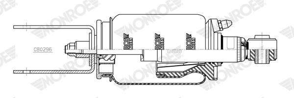 Monroe Demper, cabine-ophanging CB0296