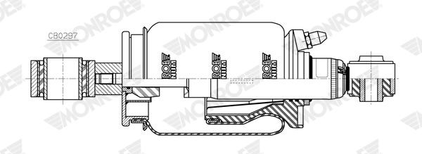 Monroe Demper, cabine-ophanging CB0297