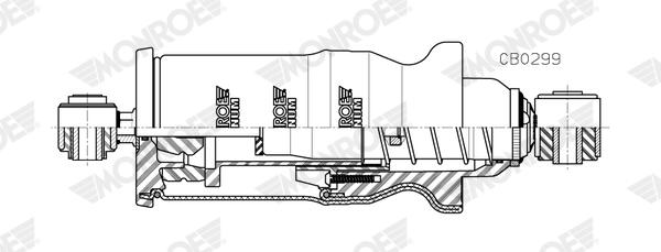 Monroe Demper, cabine-ophanging CB0299