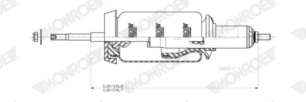 Monroe Demper, cabine-ophanging CB0317