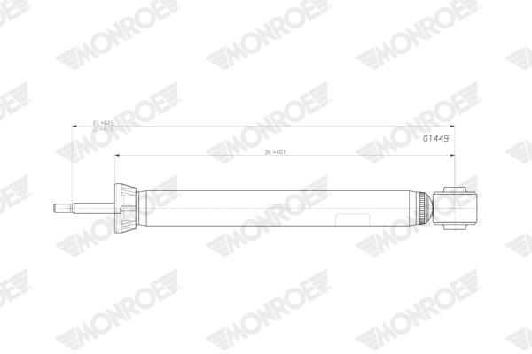 Monroe Schokdemper G1449