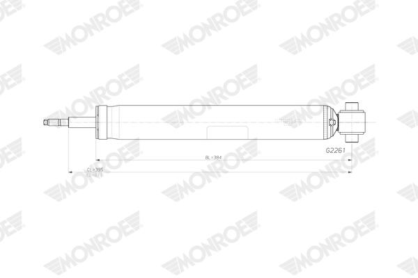 Monroe Schokdemper G2261
