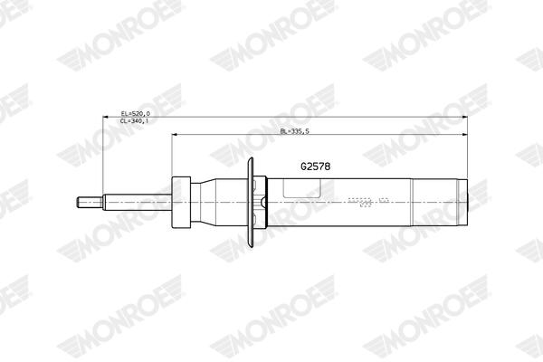 Monroe Schokdemper G2578