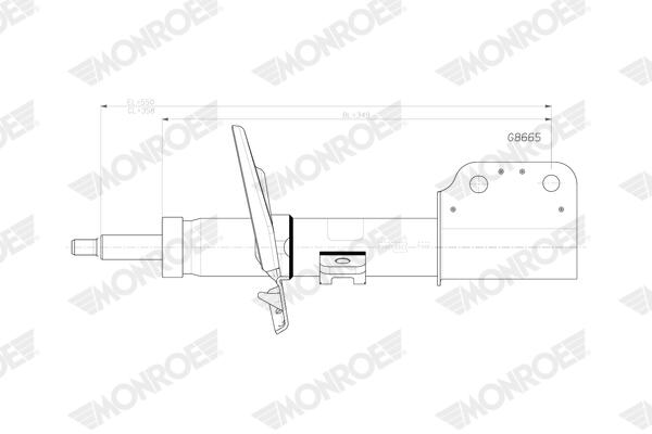 Monroe Schokdemper G8665