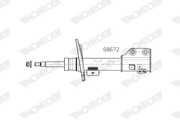 Monroe Schokdemper G8672