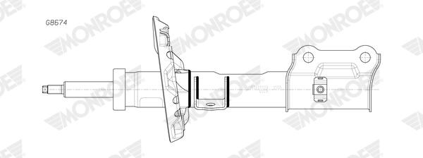 Monroe Schokdemper G8674