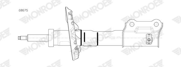 Monroe Schokdemper G8675