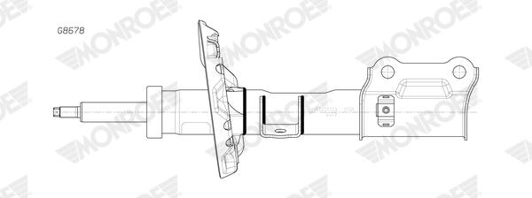 Schokdemper Monroe G8678