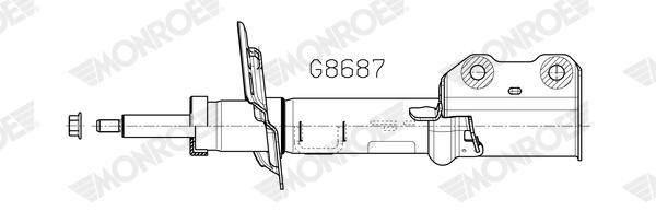 Schokdemper Monroe G8687