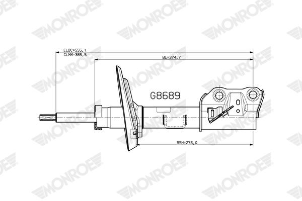 Schokdemper Monroe G8689
