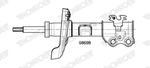 Monroe Schokdemper G8698