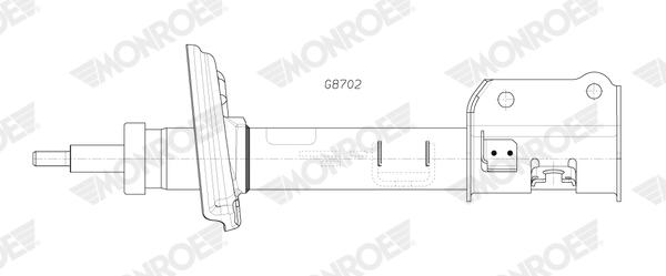 Schokdemper Monroe G8702