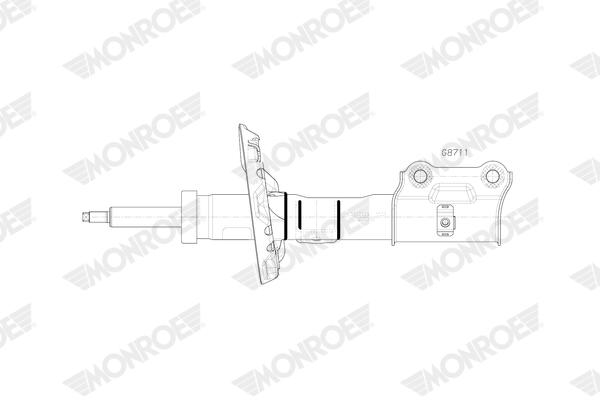 Schokdemper Monroe G8711