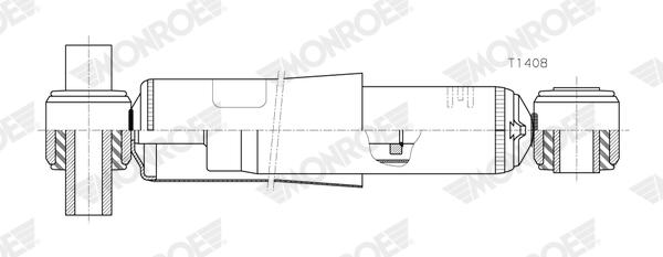 Monroe Schokdemper T1408