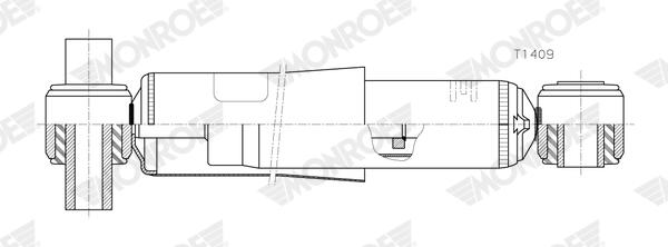 Monroe Schokdemper T1409