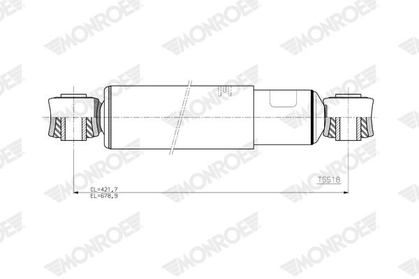 Monroe Schokdemper T5518