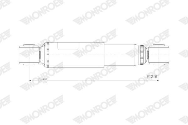 Monroe Schokdemper V1216
