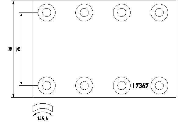 Remtrommel Textar 1734703
