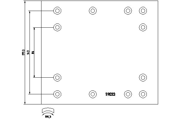 Textar Remtrommel 1903001