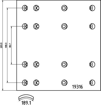 Textar Remtrommel 1931601