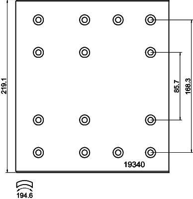 Textar Remtrommel 1933901