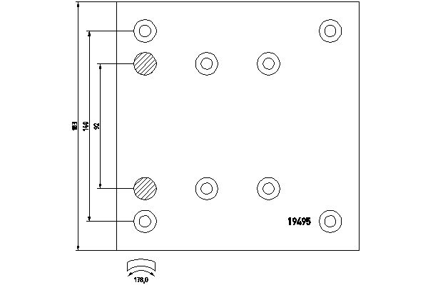 Remtrommel Textar 1949502