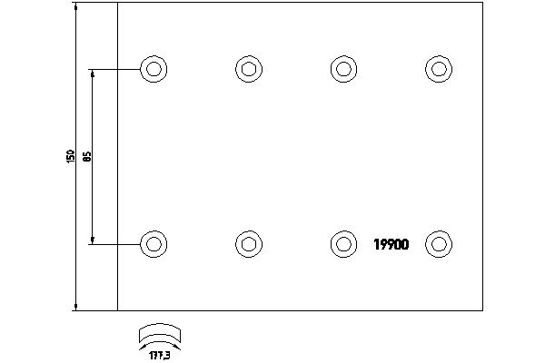 Remtrommel Textar 1990002