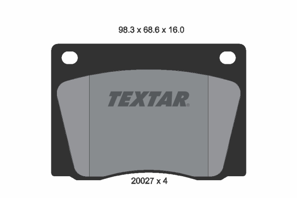 Remblokset Textar 2002701