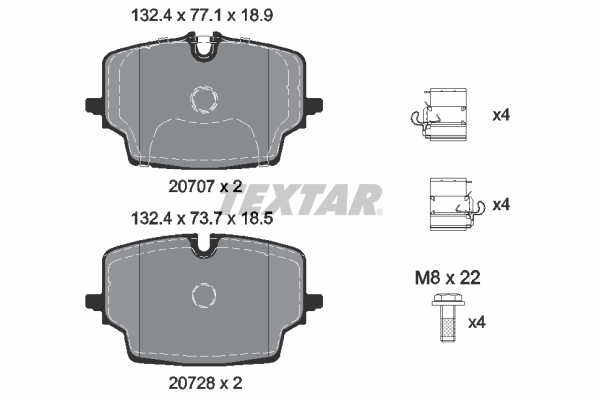 Textar Remblokset 2070701