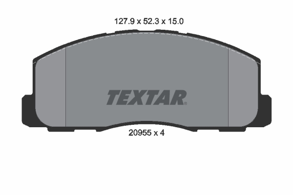 Remblokset Textar 2095501