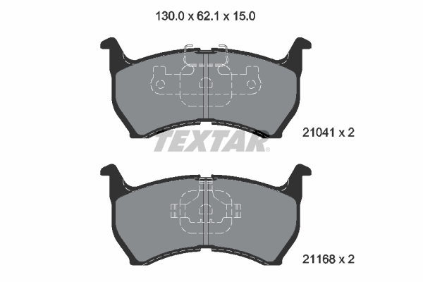 Remblokset Textar 2104102