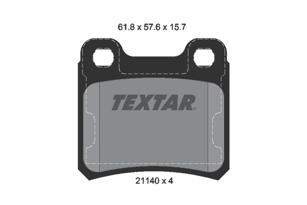 Remblokset Textar 2114001