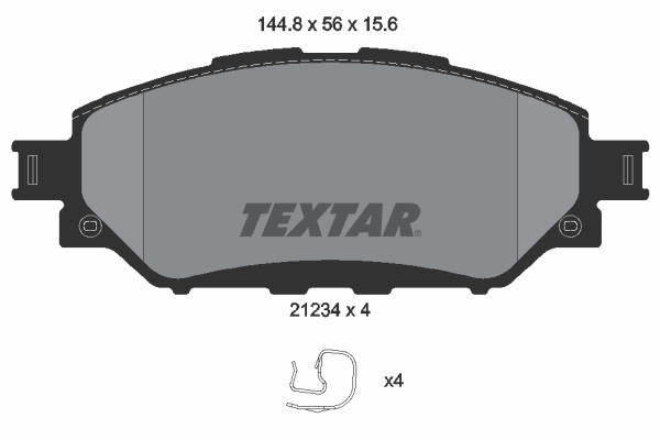 Remblokset Textar 2123401