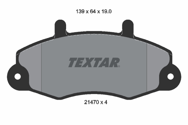Remblokset Textar 2147001