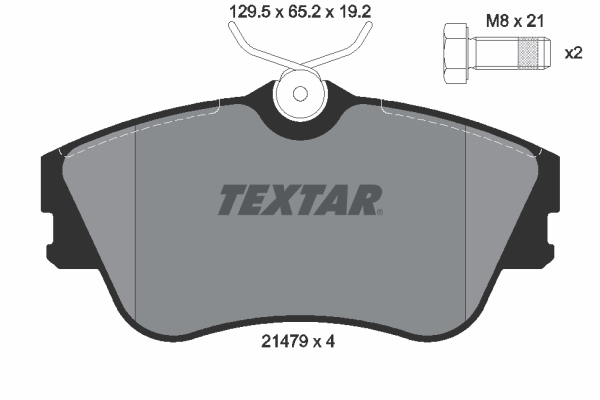 Remblokset Textar 2147902