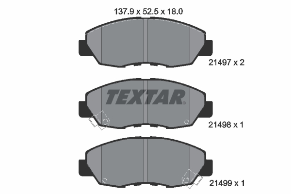 Remblokset Textar 2149701